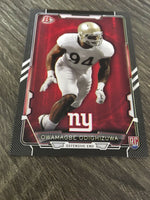 Owamagbe Odighizuwa Giants 2015 Bowman Black Rookie #90