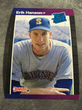 Erik Hanson Mariners 1989 Donruss Rated Rookie #32