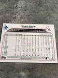 David Price Dodgers 2022 Topps #40