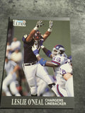 Leslie O'Neal Chargers 1991 Fleer Ultra #126