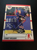 Carey Wilson Rangers 1990-1991 Score #254