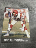 Lewis Billups Bengals 1991 Fleer Ultra #11
