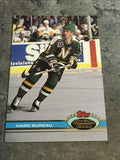 Marc Bureau North Stars 1991-92 Topps Stadium Club #322