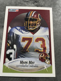 Mark May Redskins 1990 Fleer #162