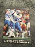 Lorenzo White Oilers 1991 Fleer Ultra #55