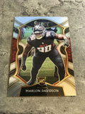 Marlon Davidson Falcons 2020 Panini Select Rookie #95