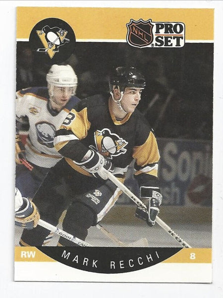 Mark Recchi Penguins 1990-1991 Pro Set #239