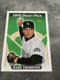 Mark Thompson Rockies 1993 Topps Draft Pick #419