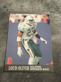 Louis Oliver Dolphins 1991 Fleer Ultra #91