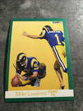 Mike Lansford Rams 1991 Fleer #271
