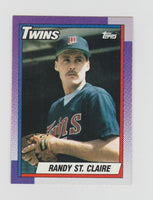 Randy ST. Claire Twins 1990 Topps #503