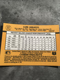 Luis Aguayo Yankees 1989 Donruss #551