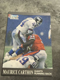 Maurice Carthon Giants 1991 Fleer Ultra #216
