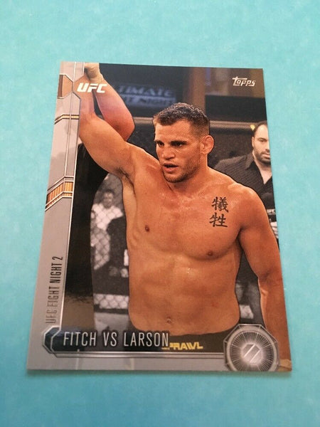 Fitch VS. Larson UFC 2015 Topps Chronicles Silver #70