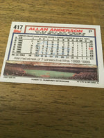 Allan Anderson Twins 1992 Topps #417