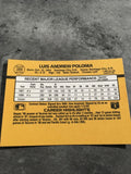 Luis Polonia A's 1989 Donruss #386