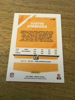 Justin Simmons Broncos 2019 Donruss #88