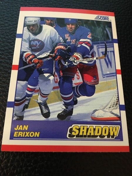 Jan Erixon Rangers 1990-1991 Score Shadow #343