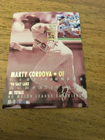 Marty Cordova Twins 1995 Fleer Ultra Gold Medallion Rookie #M9