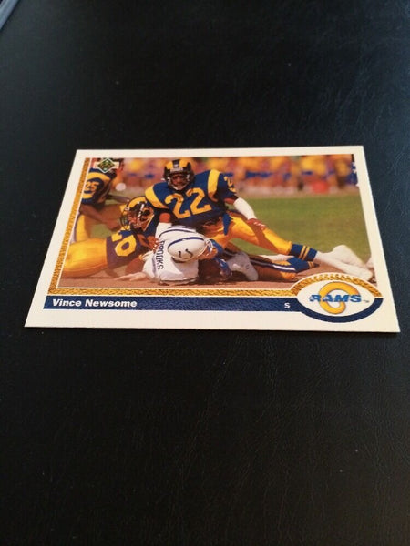 Vince Newsome Rams 1991 Upper Deck #239