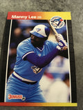 Manny Lee Blue Jays 1989 Donruss #504