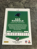 Sam Darnold Panthers 2021 Panini Donruss #37
