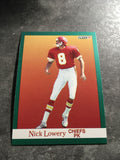 Nick Lowery Chiefs 1991 Fleer #94