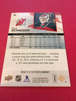 Cory Schneider Devils 2016-2017 SP Authentic #35