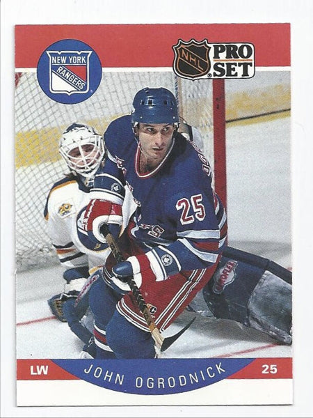 John Ogrodnick Rangers 1990-1991 Pro Set #206