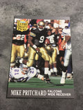 Mike Pritchard Falcons 1991 Fleer Ultra Draft Picks Rookie #294