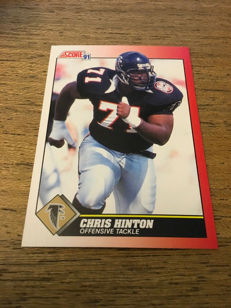 Chris Hinton Falcons 1991 Score #202