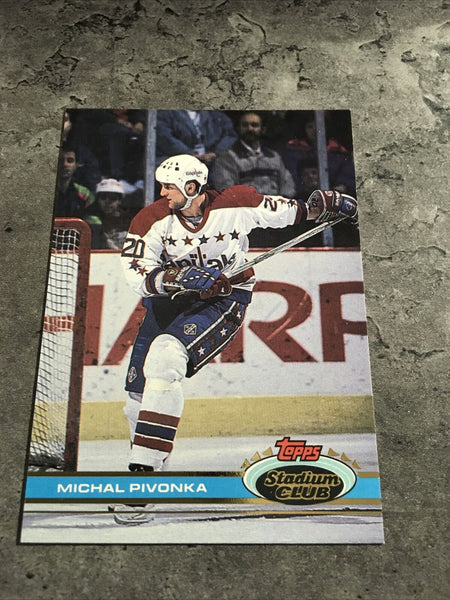 Michal Pivonka Capitals 1991-92 Topps Stadium Club #44