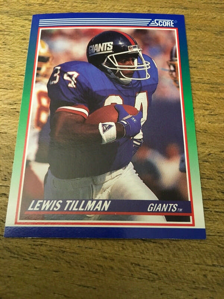 Lewis Tillman Giants 1990 Score #334