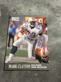 Mark Clayton Dolphins 1991 Fleer Ultra #86