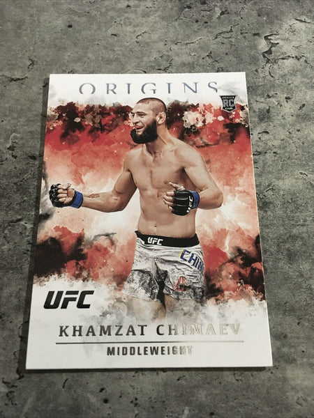 Khamzat Chimaev  UFC 2021 Panini Chronicles Origins Rookie #32