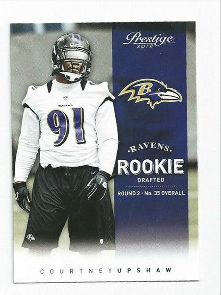Courtney Upshaw Ravens 2012 Prestige Rookie #219B