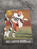 Moe Gardner Falcons 1991 Fleer Ultra Draft Picks Rookie #284