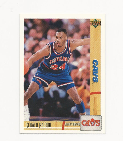 Gerald Paddio Cavaliers 1991-1992 Upper Deck #230