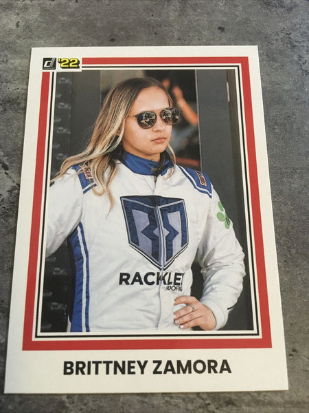 Brittney Zamora 2022 NASCAR Panini Donruss #172