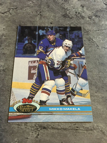 Mikko Makela Sabres 1991-92 Topps Stadium Club #261