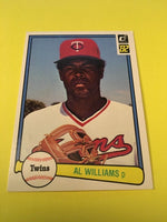 Al Williams Twins 1982 Donruss #429