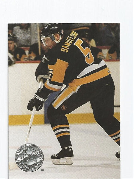 Ulf Samuelsson Penguins 1991-1992 Pro Set Platinum #95