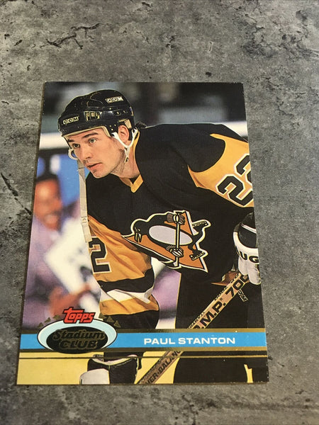 Paul Stanton Penguins 1991-92 Topps Stadium Club #380