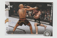 HUGHES VS TRIGG II UFC 2015 Topps Chronicles#23