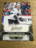 Patrick Marleau Sharks 2020-2021 Upper Deck MVP #125