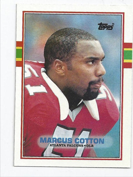 Marcus Cotton Falcons 1989 Topps #344