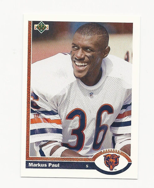 Markus Paul Bears 1991 Upper Deck #549