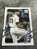 J.A. Happ Twins 2021 Topps Update #US126