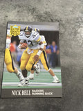 Nick Bell Raiders 1991 Fleer Ultra Draft Pick Rookie #279