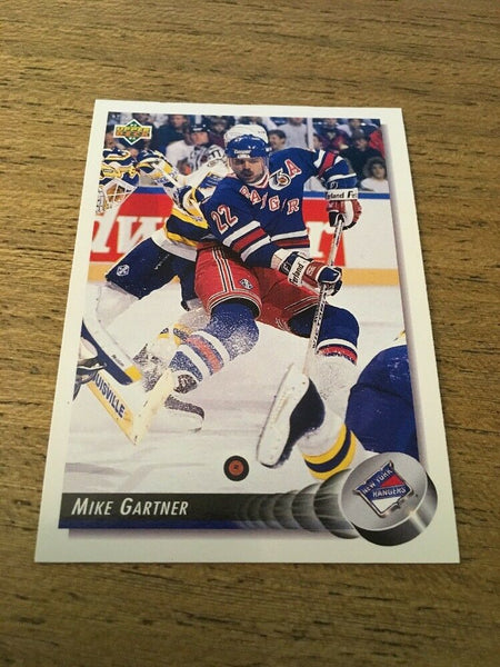 Mike Gartner Rangers 1992-1993 Upper Deck #126